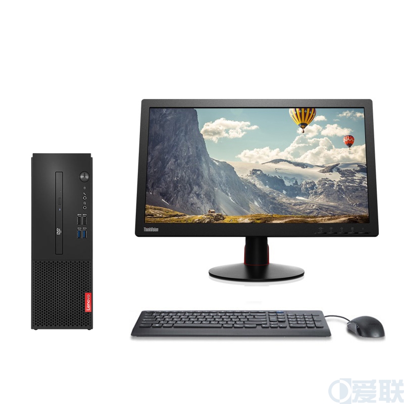 聯(lián)想（Lenovo）啟天M420-D002(C) 臺式電腦 Intel酷睿i3-8100 3.6GHz四核 4GB-DDR4內存 1T SATA硬盤 集顯 DVDRW 正版Linux中興新支點V3  +19.5英寸 含鍵鼠 原廠保修