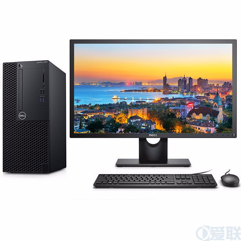 戴爾（DELL） OptiPlex 3060 Tower 230837 臺式電腦 I5-8500/4GB/1TB+128G SSD/DVDRW/集顯/中標麒麟V7.0/19.5英寸顯示器/3年保修