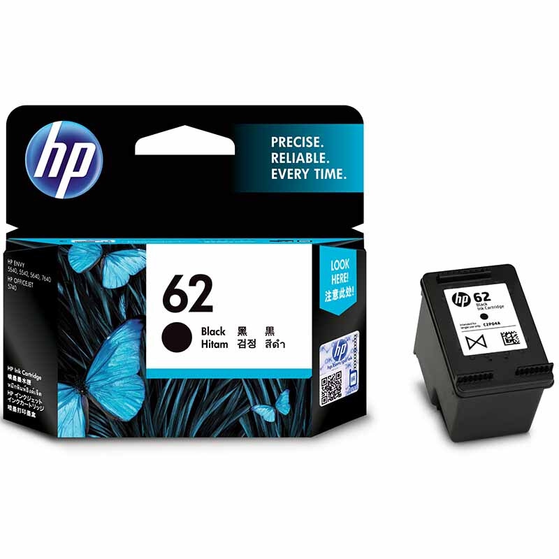 惠普（HP）C2P04AA 62號 原裝黑色墨盒 (適用于HP OfficeJet 200 移動打印機)