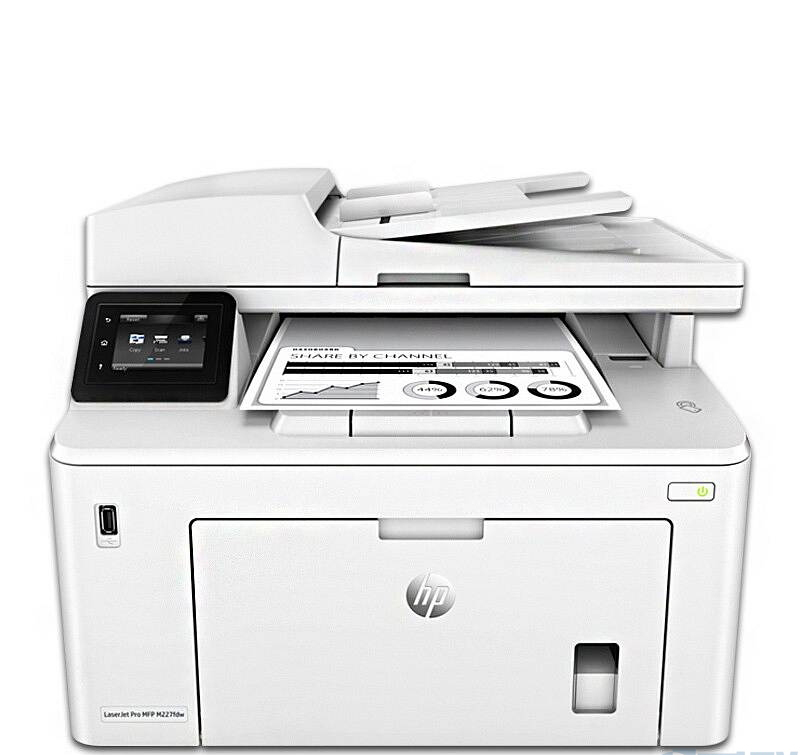 惠普（HP）LaserJet Pro MFP M227fdn A4黑白激光一體機(jī)（打印 復(fù)印 掃描 傳真）