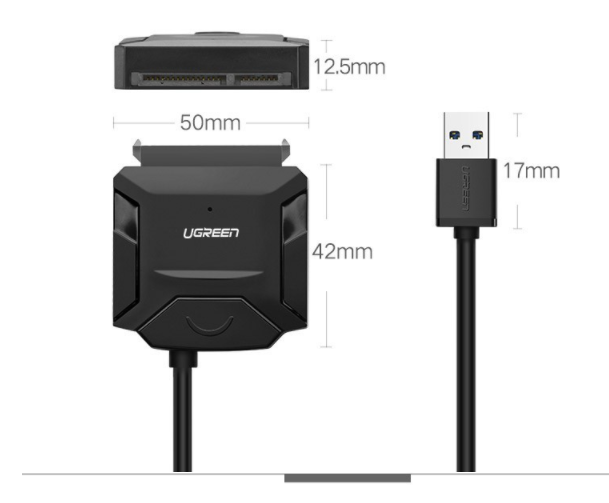 綠聯(lián) USB3.0轉(zhuǎn)SATA轉(zhuǎn)換器  配12V/2A適配器